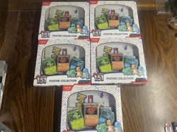 Pokemon TCG Scarlet and Violet 151 Poster Collection Box Sealed X5 NISB Lot - Image 1