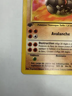 Wizards of the Coast Golem 36/62 Fossil 1999 1st Edition Rare 80 HP French - Image 3