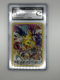 2023 POKEMON CROWN ZENITH - SECRET RARE - HOLO #160/159 PIKACHU CGC 9.5 - Image 1