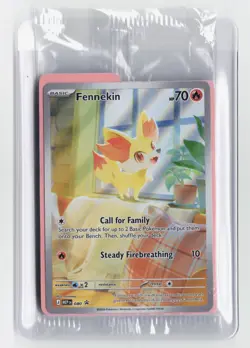 Sealed Fennekin 080 Black Star Promo Pokemon TCG Holo Chaos Rising ME04 ETB NM/M - Image 1