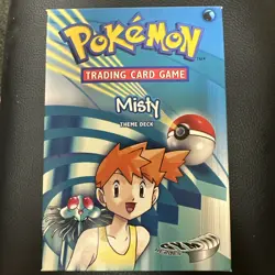 Vintage Pokemon Gym Challenge Misty Themed Deck Box, coin, counters and manual! - Image 2