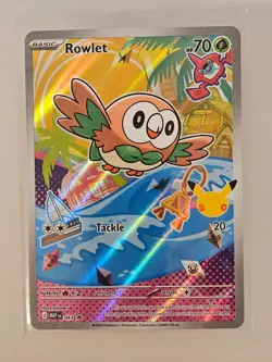 Rowlet #43 First Partners Series 1 Mega Evolution Promo Pokemon TCG NM - Image 1
