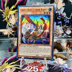 Yugioh Ghost Ogre & Snow Rabbit (Alt Art) RA02-EN009 Ultra Rare 1st Ed Near Mint - Image 1