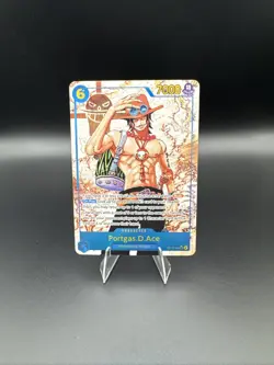 One Piece Carrying on His Will Portgas D Ace Alt Art OP13-119 SEC - Image 1