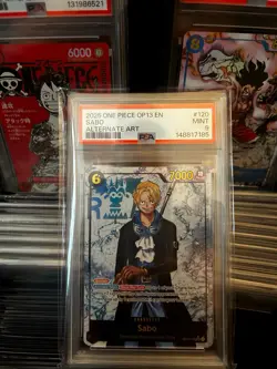 2025 One Piece Carrying On His Will Alternate Art Sabo #OP13-120 PSA 9 - Image 3