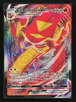 Centiskorch VMAX 034/189 Ultra Rare SWSH03: Darkness Ablaze Pokemon Card - Image 1