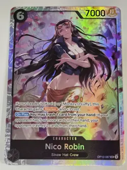 Nico Robin - OP12-087 One Piece Legacy of the Master Foil ENGLISH SR Full Art - Image 1
