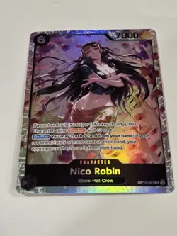 Nico Robin - OP12-087 One Piece Legacy of the Master Foil ENGLISH SR Full Art - Image 2