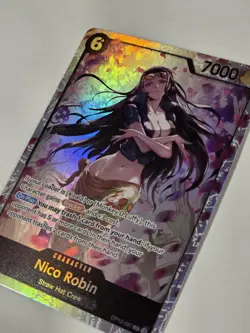 Nico Robin - OP12-087 One Piece Legacy of the Master Foil ENGLISH SR Full Art - Image 3