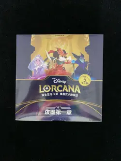 2025 Disney Lorcana TCG S.Chinese The First Chapter Sealed Box 24 Packs YV34 - Image 1