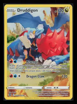 Druddigon TG09/TG30 SWSH12: Silver Tempest Trainer Gallery Pokemon Card - Image 1