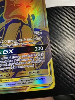 Pokemon Pikachu and Zekrom GX Tag Team Jumbo Promo Card SM248 OVERSIZED - Image 5