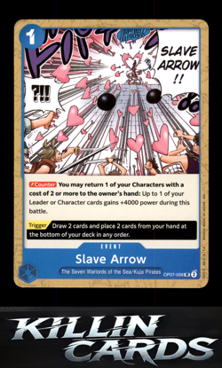 Slave Arrow OP07-056 One Piece Card Game UC 500 Years in the Future Card NM - Image 1