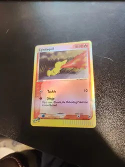 Cyndaquil 59/100 EX Sandstorm 2003 Reverse Holo e-Series Pokemon Card TCG MP - Image 1