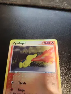 Cyndaquil 59/100 EX Sandstorm 2003 Reverse Holo e-Series Pokemon Card TCG MP - Image 2