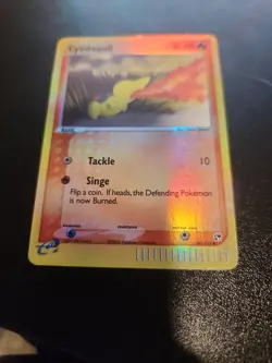 Cyndaquil 59/100 EX Sandstorm 2003 Reverse Holo e-Series Pokemon Card TCG MP - Image 3