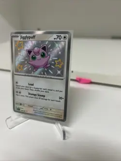 Jigglypuff - 198/091 - Paldean Fates - Baby Shiny Pokemon TCG Card NM Rare - Image 3