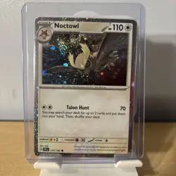 Noctowl 127 Cosmos Holo Scarlet & Violet Promo Cards Holo - 1 Swirl🌀 - Image 1