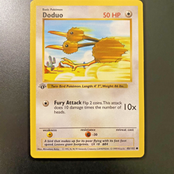 Doduo 48/102 1st Edition Shadowless Base Set Regular NM - Pokemon Card - Image 1