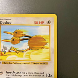 Doduo 48/102 1st Edition Shadowless Base Set Regular NM - Pokemon Card - Image 3