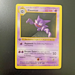 Haunter 29/102 1st Edition Shadowless Base Set Regular LP - Pokemon Card - Image 1