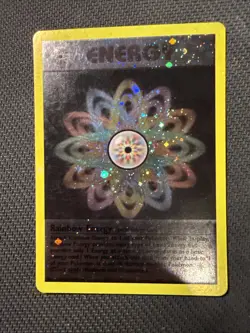 Rainbow Energy - WOTC League Promo Pokemon - MP-HP 2 SWIRLS Holo Card - Image 1