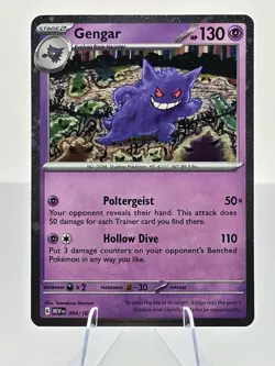 NM Gengar 094/165 151 Club Cosmos Holo Promo Pokemon Card - Image 1