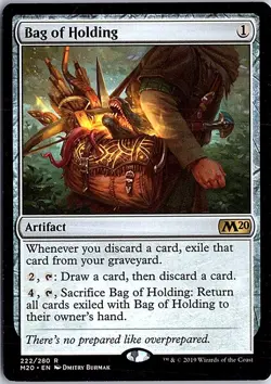 Bag of Holding R Core Set 2020 222 LP MTG - Image 1