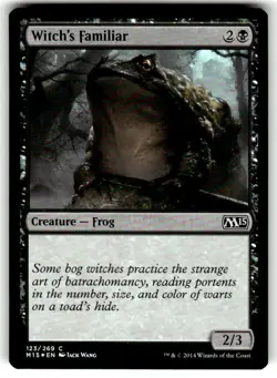 FOIL MTG NM Witch's Familiar Core Set 2015 (M15) Regular - Image 1