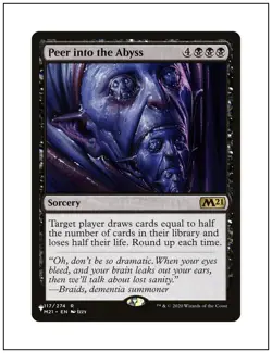 Peer into the Abyss, Mystery Booster The List, Magic MTG NM - Image 1