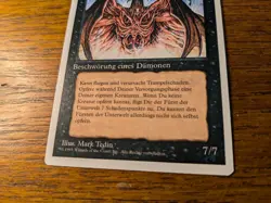 MTG Lord of the Pit - German FWB (Furst der Unterwelt) - Revised Foreign - NM - Image 3