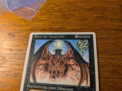 MTG Lord of the Pit - German FWB (Furst der Unterwelt) - Revised Foreign - NM - Image 4