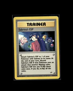 Sabrina's ESP 117/132 U Gym Heroes Pokemon WOTC 2000 EN LP - Image 1