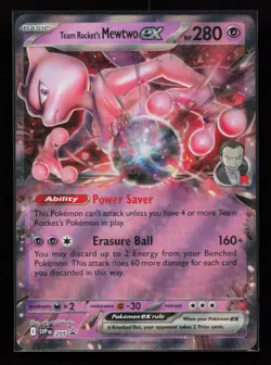Team Rocket's Mewtwo ex 205 Promo SV: Scarlet & Violet Promo Cards Pokemon Card - Image 1