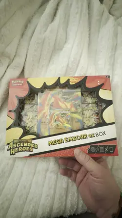 Pokemon Mega Emboar-EX Box Mega Evolution Ascended Heroes Promo Oversized Card - Image 2