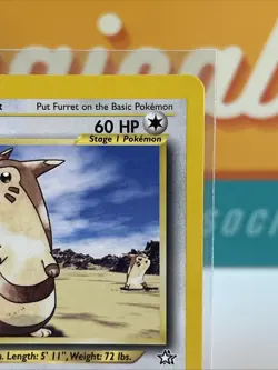 Furret #35 1st Edition Uncommon Pokemon TCG 2000 Neo Genesis LP Lightly Played - Image 5