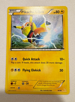 Pikachu Libre 14/30 MP – XY Trainer Kit Pokemon Card - Image 1