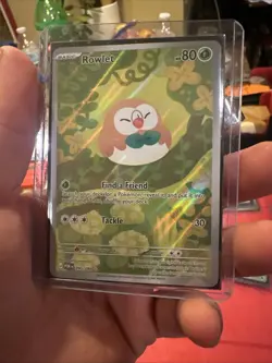 Pokemon Rowlet Illustration Rare Full Art Near Mint Perfect Order 090/088.NM 🔥 - Image 5
