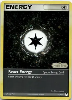 React Energy 82/92 U Legend Maker R Holo Stamped Pokemon 2006 EN LP - Image 1
