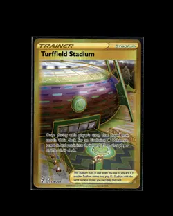 Turffield Stadium 234/203 SR Evolving Skies Pokemon 2021 EN NM - Image 1