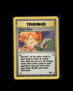 Misty's Tears 118/132 U Gym Challenge Pokemon WOTC 2000 EN LP - Image 1