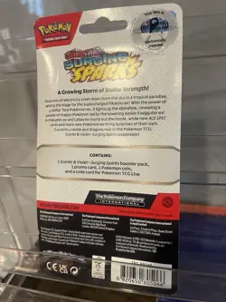 LOT OF 3 Pokemon TCG Surging Sparks Premium Checklane Pachirisu Blister Sealed!! - Image 2