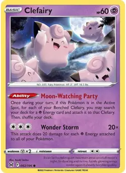 Clefairy 062/196 Pokemon NM - Lost Origin - Image 1