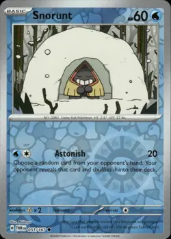 SNORUNT 051/167 TWILIGHT MASQUERADE COMMON REVERSE HOLO POKEMON MEKAYU - Image 1