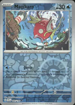 MAGIKARP 044/198 SCARLET & VIOLET COMMON REVERSE HOLO POKEMON KIYOTAKA OSHIYAMA - Image 1
