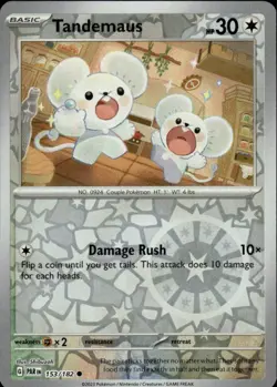 TANDEMAUS 153/182 PARADOX RIFT C POKEMON REVERSE HOLO NM/M - Image 1