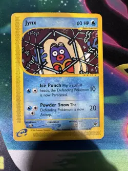 Pokemon TCG Jynx Uncommon Regular e-Reader Expedition 83/165 60 HP EN 2002 - Image 1