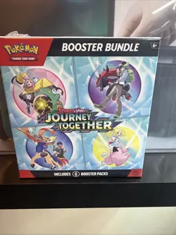 Pokemon TCG Journey Together Booster Bundle SEALED - 6 Booster Packs - Image 1