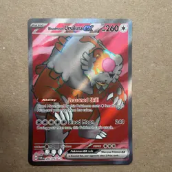 Pokemon Bloodmoon Ursaluna ex 202/167 Full Art Twilight Masquerade NM - Image 2