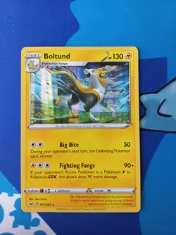 Boltund 075/202 - Pokemon Sword & Shield Holo, English - Image 1